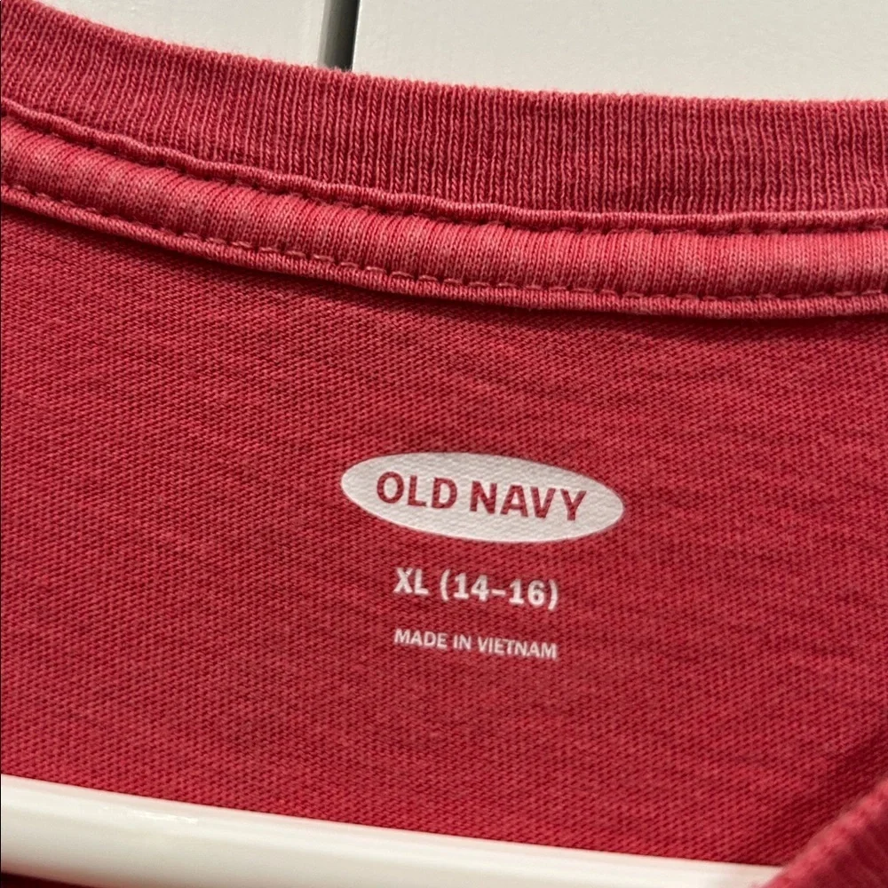 Old Navy Kids Red Short Sleeve Tee